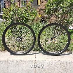 20 inch Bicycle Wheel Rim 10G, Heavy Duty Double Wall Spoke Bike Rim Front &Rear