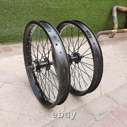 20 inch Bicycle Wheel Rim 12G, Heavy Duty Double Wall Spoke Bike Rim Front &Rear