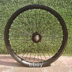 20 inch Bicycle Wheel Rim 12G, Heavy Duty Double Wall Spoke Bike Rim Front &Rear