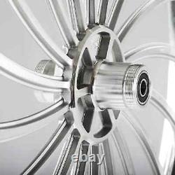 20 x 35mm Front & Rear Freewheel BMX Bicycle Alloy Wheel w 18 spokes Chrome