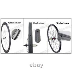 20inch 451/406 3 Spokes Wheels V / Disc Brake Carbon Folding Bicycle Wheelset