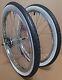 20x1.75 Steel Front-rear Coaster Brake 36 Spoke Bicycle Wheels Chrome Withtires