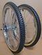 20x1.75 Steel Front-rear Coaster Brake 36 Spoke Bicycle Wheels Chrome With Tires