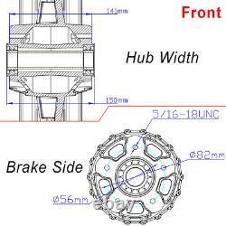 2118 Front Rear Wheel Rim Fat Spoke Dyna Softail Touring Low Rider Street Bob