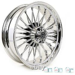 2118 Front Rear Wheel Rim Fat Spoke Dyna Softail Touring Low Rider Street Bob