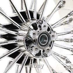 2118 Front Rear Wheel Rim Fat Spoke Dyna Softail Touring Low Rider Street Bob