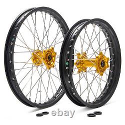 211.6 182.15 Spoke Front Rear Wheel Gold Hub Black Rim for Sur-Ron Ultra Bee