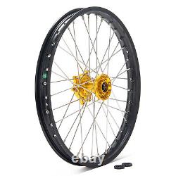 211.6 182.15 Spoke Front Rear Wheel Gold Hub Black Rim for Sur-Ron Ultra Bee