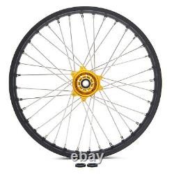 211.6 182.15 Spoke Front Rear Wheel Gold Hub Black Rim for Sur-Ron Ultra Bee