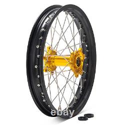 211.6 182.15 Spoke Front Rear Wheel Gold Hub Black Rim for Sur-Ron Ultra Bee