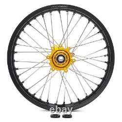 211.6 182.15 Spoke Front Rear Wheel Gold Hub Black Rim for Sur-Ron Ultra Bee