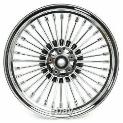 21X3.5 16X3.5 Fat Spoke Wheels Rims Set for Harley Softail Heritage Custom FLSTC