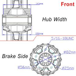 21X3.5 & 16X3.5 Front Rear 36 Fat Spoke Tubeless Wheel Rim For Dyna Softail FLST