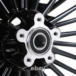 21X3.5 16X5.5 Fat Spoke Wheels Set for Harley Touring Street Electra Glide 09-21