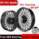 21x3.5 16x5.5 Fat Spoke Wheels Set For Harley Touring Street Road Glide 2009 Up