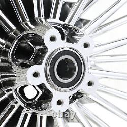 21X3.5 16X5.5 Fat Spoke Wheels for Harley Touring Street Glide FLHX 2009-2021