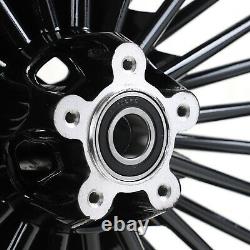 21X3.5 16X5.5 Fat Spoke Wheels for Harley Touring Street Glide Road King 2009 UP