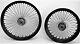 21x3.5 / 16x3.5 Black Fat Spoke F/r Wheel Set Harley Flt Touring Baggers 2000-07