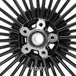 21X3.5 18X3.5 Fat Spoke Wheel Front Rear for Harley Dyna Fat Bob FXDF Wide Glide