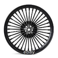 21X3.5 18X5.5 Fat Spoke Wheels for Harley Softail Breakout 2013-2017 with Spacers