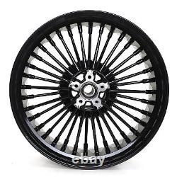 21X3.5 18X5.5 Fat Spoke Wheels for Harley Softail Breakout 2013-2017 with Spacers