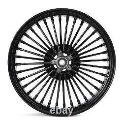 21X3.5 18X5.5 Fat Spoke Wheels for Harley Softail Breakout 2013-2017 with Spacers