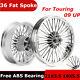 21x3.5 18x5.5 Fat Spoke Wheels For Harley Touring Bagger Road Glide King 2009 Up