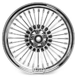21 & 16 3.5 Fat Spoke Wheels Rims for Harley Touring Road King Glide 2000-2008