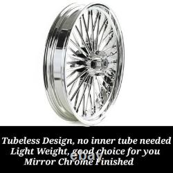 21 & 16 3.5 Fat Spoke Wheels Rims for Harley Touring Road King Glide 2000-2008