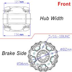 21 18 Blue Front Rear Wheels Fat Spokes Electra Glide FLHTCU FLHTC FLHTCI FLHT