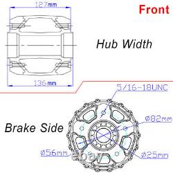 21/18 Dual Disc Fat Spoke Front Rear Wheels Rims Dyna Softail Springer Touring