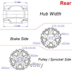 21/18 Dual Disc Fat Spoke Front Rear Wheels Rims Dyna Softail Springer Touring