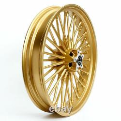 21/18'' Fat Spoke Front Rear Wheels Single Disc for Dyna Super Glide FXDB 84-08