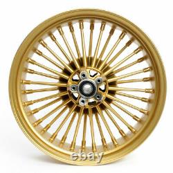 21/18'' Fat Spoke Front Rear Wheels Single Disc for Dyna Super Glide FXDB 84-08