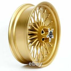 21/18'' Fat Spoke Front Rear Wheels Single Disc for Dyna Super Glide FXDB 84-08