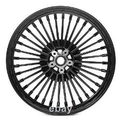 21 & 18 Fat Spoke Wheels for Harley Touring Road King 00-07 Electra Road Glide