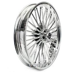 21 18 Front Rear Cast Wheels Dual Disc Fat Spokes for Sportster Custom XL883C