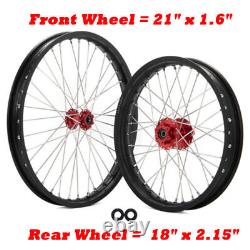 21-18 Front Rear Spoke Wheels Rims Hubs For SUR-RON Light Bee X LBX For Segway