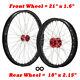 21-18 Front Rear Spoke Wheels Rims Hubs For Sur-ron Light Bee X Lbx For Segway