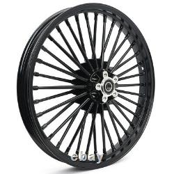 21 18 Front Rear Wheels Fat Spokes for Dyna Softail Heritage Sportster Touring