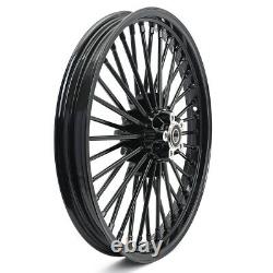 21 18 Front Rear Wheels Fat Spokes for Dyna Softail Heritage Sportster Touring