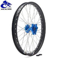 21+18 Spoke Front Rear Wheel Blue Hub Black Rim for Surron Ultra Bee 2023 E-Bike