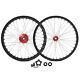 21+18 Spoke Front Rear Wheel Rim Red Cnc Hub For Beta Explorer For Apollo Rfn
