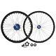 21+18 Spoke Front Rear Wheels Rims Blue Cnc Hub For Beta Explorer For Apollo Rfn