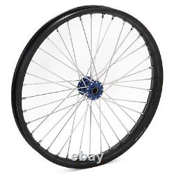 21+18 Spoke Front Rear Wheels Rims Blue CNC Hub For Beta Explorer For Apollo RFN