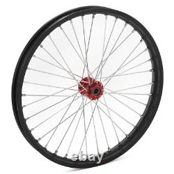 21/18 Spoked CNC Front Rear Wheel Rim Red Hub For Beta Explorer For Apollo RFN
