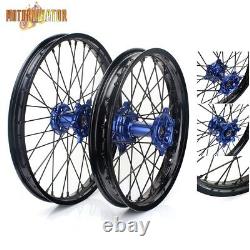 21 18 Spoked Wheel Rim Hub Rotors Set For YAMAHA YZ450F 2014 2015 YZ250F 14-21