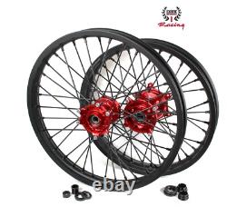 21/19 CNC WHEELS SET for Honda CRF250R 2014-2024 CRF450R 2013-2024