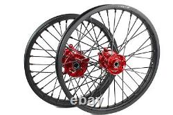 21/19 CNC WHEELS SET for Honda CRF250R 2014-2024 CRF450R 2013-2024