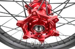21/19 CNC WHEELS SET for Honda CRF250R 2014-2024 CRF450R 2013-2024